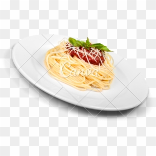 Spaghetti Transparent White Plate - Spaghetti Aglio E Olio Clipart