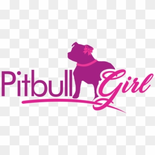 Pitbull Girl - Dog Catches Something Clipart