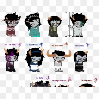 Homestuck Clipart Horoscope - 13 Ghost The Angry Princess Artwork - Png Download