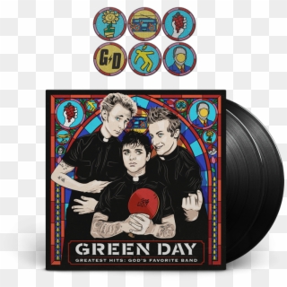 Green Day Is A Punk Rock Band Formed In 1987 In Berkeley, - Green Day Greatest Hits God's Favorite Band Clipart