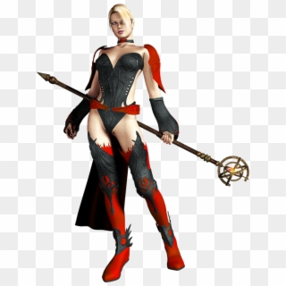 Girl Warrior Blond Fantasy Weapon Armor 3d Red - Woman Warrior Clipart