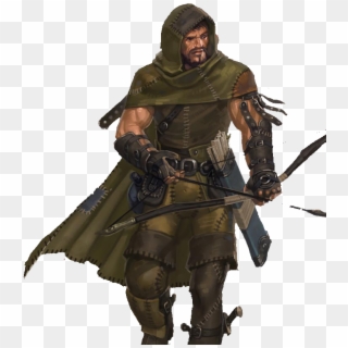 #archer #bowman #ranger #warrior #soldier #fantasy - Pathfinder Character Art Clipart