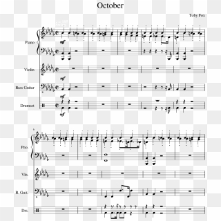 Homestuck October Ra Ra Rasputin Saxophone Sheet Music Clipart 4842037 Pikpng