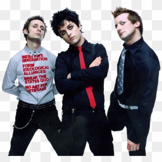 Transparent-bands Green Day Billie Joe Armstrong Tré - Green Day Clipart