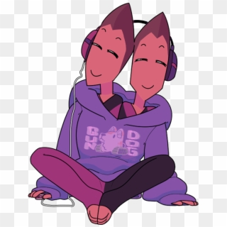 Twin Drawing Colorful - Steven Universe Gems In Hoodies Clipart