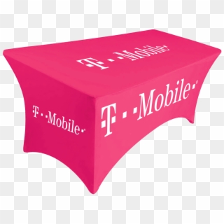 Pink T-mobile Table Cover For Promo Marketing 6ft Table - Coffee Table Clipart