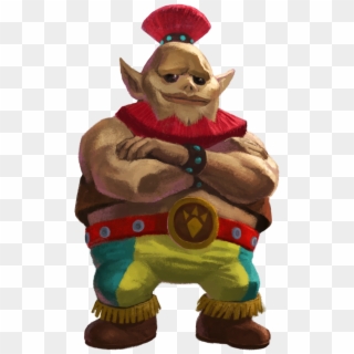 I Believe The Goron Symbol On His Belt Buckle Is Simply - Zelda A Link Between Worlds Sages Clipart