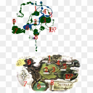 The World Is The Best Indicator For When This World - Zelda Ocarina Of Time 3ds Map Clipart