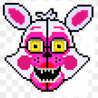 Fnaf Sister Location Accurate Funtime Foxy - Funtime Foxy Pixel Art Clipart