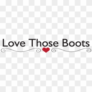 Lovethoseboots - Com Logo - Love Those Boots Clipart
