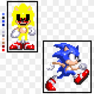 Sonic Exe Front - Sonic 3 Sprites Clipart
