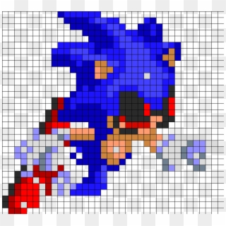 Original) - Sonic Exe Pixel Art Minecraft Clipart