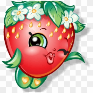 Shopkins Strawberry Kiss Clipart - Png Download