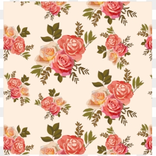 Rose Pattern A - Garden Roses Clipart