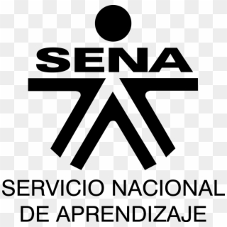 Logotipo Sena Negro - National Service Of Learning Clipart