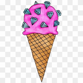 #icecream #blue #tumblr #sticker #png #aesthetic #aesthetictumblr - Drawing Clipart