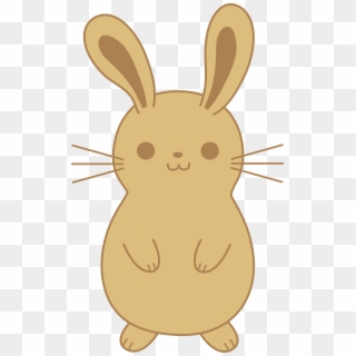 Rabbit Clipart - Cute Bunny To Draw - Png Download