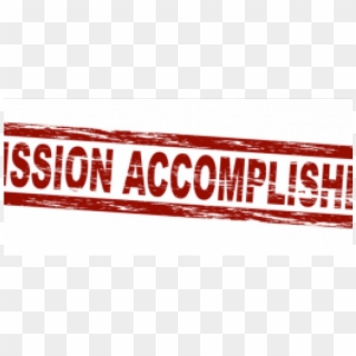 Mission Accomplished Speech Clipart