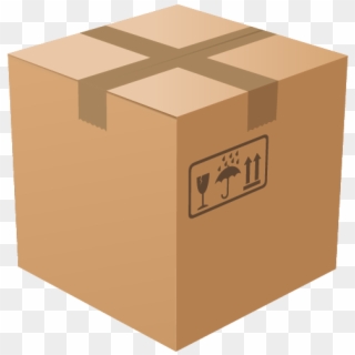 Packaging Vector Cardboard - Cartoon Cardboard Box Png Clipart