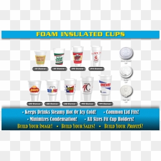 High Density Foam Cups - Banner Clipart