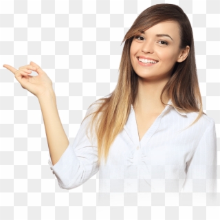 Photography Woman Businessperson - Girl Pointing Hand Png Clipart