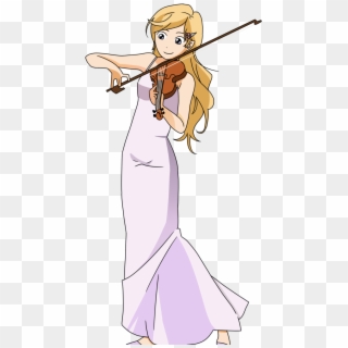 Kaori From Your Lie In April - Cartoon Clipart