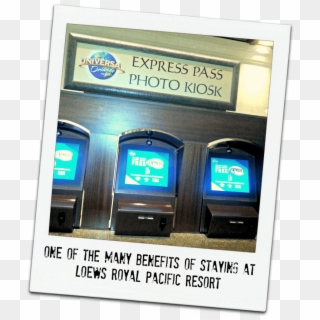 Universal Studios Express Pass Kiosk Guest Perk - Mobile Phone Clipart