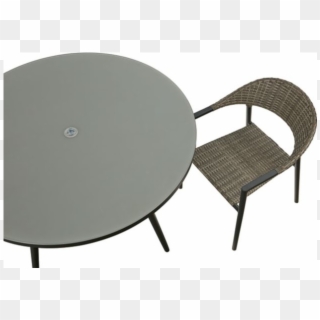 Lane Venture Essentials Dining 48" Round Table Noir - Outdoor Table Clipart