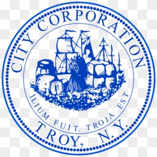 Seal Of Troy, New York - City Of Troy Ny Logo Clipart