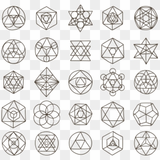 Alchemical Symbol Alchemy Euclidean Vector Vecteur - Geometric Yoga Symbols Clipart