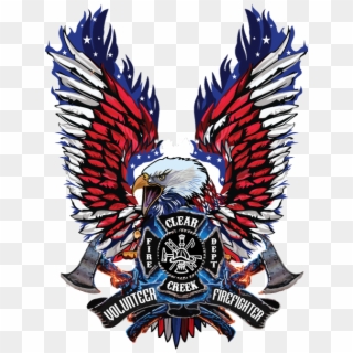 Clear Creek Volunteer Fire Department - Emblem Clipart