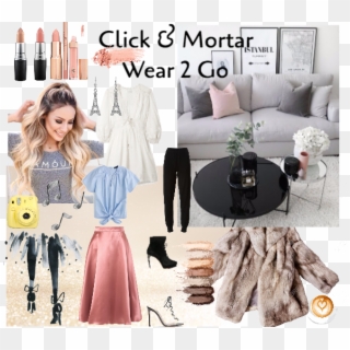 On The Go - Girl Clipart