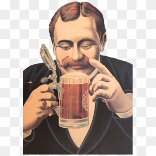 #beer #drinking #man #retro #vintage #seidel #mug #beermug - Drinking Retro Png Clipart
