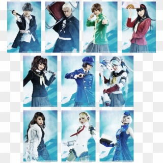 P4au-cast1 - Persona 4 Ultimax Stage Play Clipart