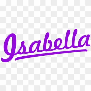 Isabella Retro Sign Png - Calligraphy Clipart