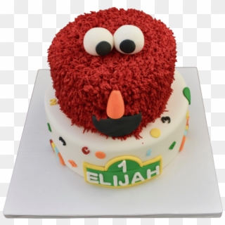 Elmo Sesame Street Chocolate Cake With Dulce De Leche - Sugar Cake Clipart