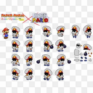 Prelude To The Recolored Paper Tale - Paper Mario 64 Clipart