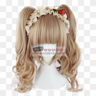 Lolita Wig Ponytail Clipart