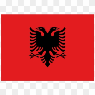 Al Albania Flag Icon - Albanian Flag Clipart