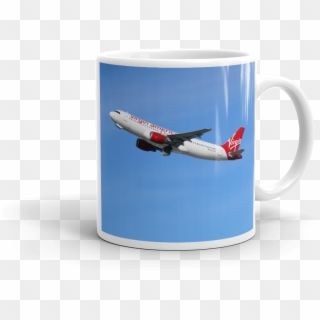 Airbus A320 Virgin America Coffee Mug - Boeing 737 Next Generation Clipart