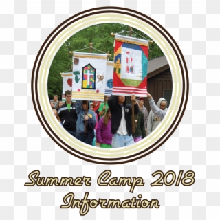 Template Ai Summer Camp Info Button - Decoration Clipart