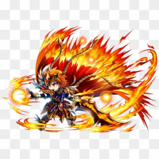 This Is Red Swordsman Farlon From Brave Frontier - Summoners War Sky Arena Png Clipart