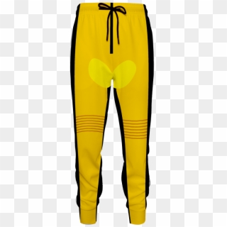 Kill Bill The Bride Cosplay Jogging Pants Fullprinted - Yellow Kung Fu Pants Clipart