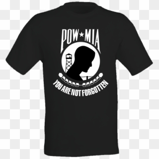 Pow Mia Front T-shirt - Pow Mia Flag Clipart