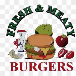 Burger Clipart Top View - Fresh And Meaty Burgers Carson - Png Download
