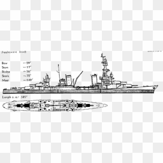 Pensacola Battleship Icons Png - Battlecruiser Clipart