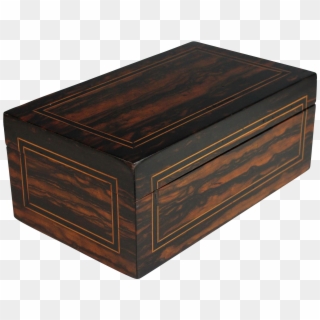 Antique Coromandel Wooden Wood Jewelry Box - Box Clipart