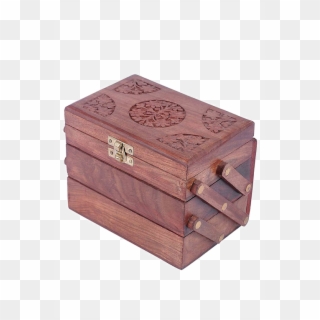 Wooden Rectangular Jewelry Box - Plywood Clipart