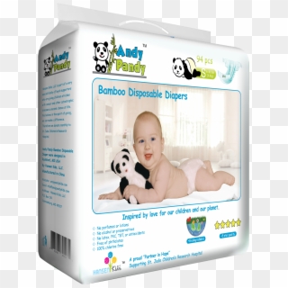 Premium Bamboo Disposable Diapers - Andy Pandy Biodegradable Bamboo Disposable Diapers Clipart