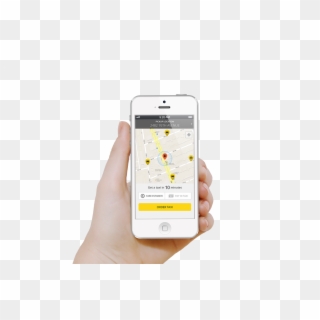 Niagara Falls Taxi - Hand Phone With Taxi Location Png Clipart